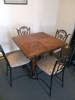 Dinner table and chairs