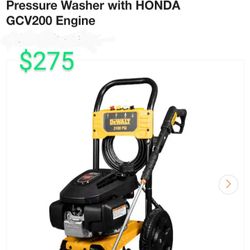 DeWalt Gas Pressure Washer 