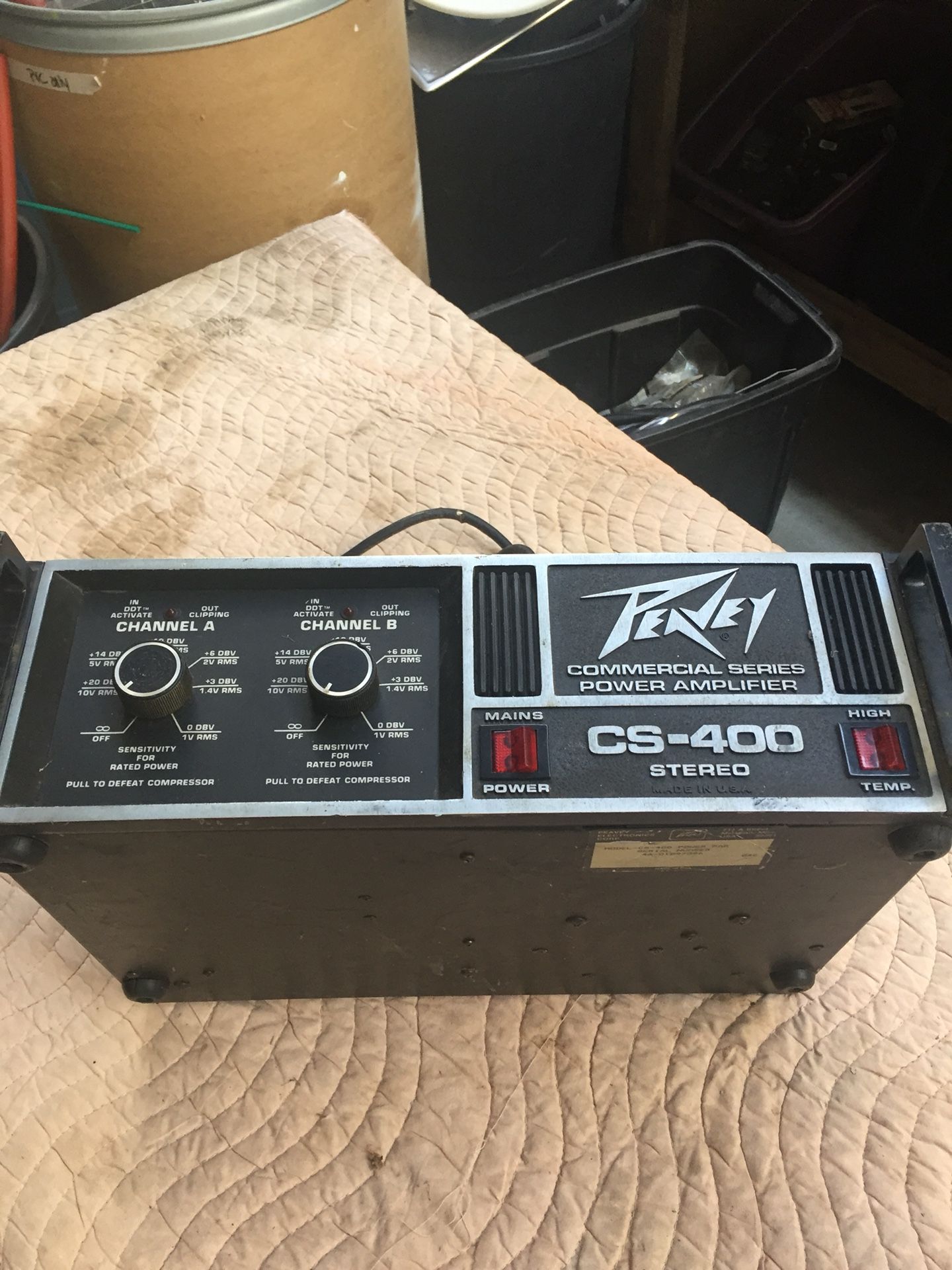 Peavey CS 400 Stereo Power Amp