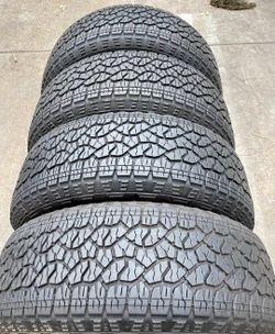 275_65_20 Set 4 Tires Goodyear Con Excelente calidad Las 4