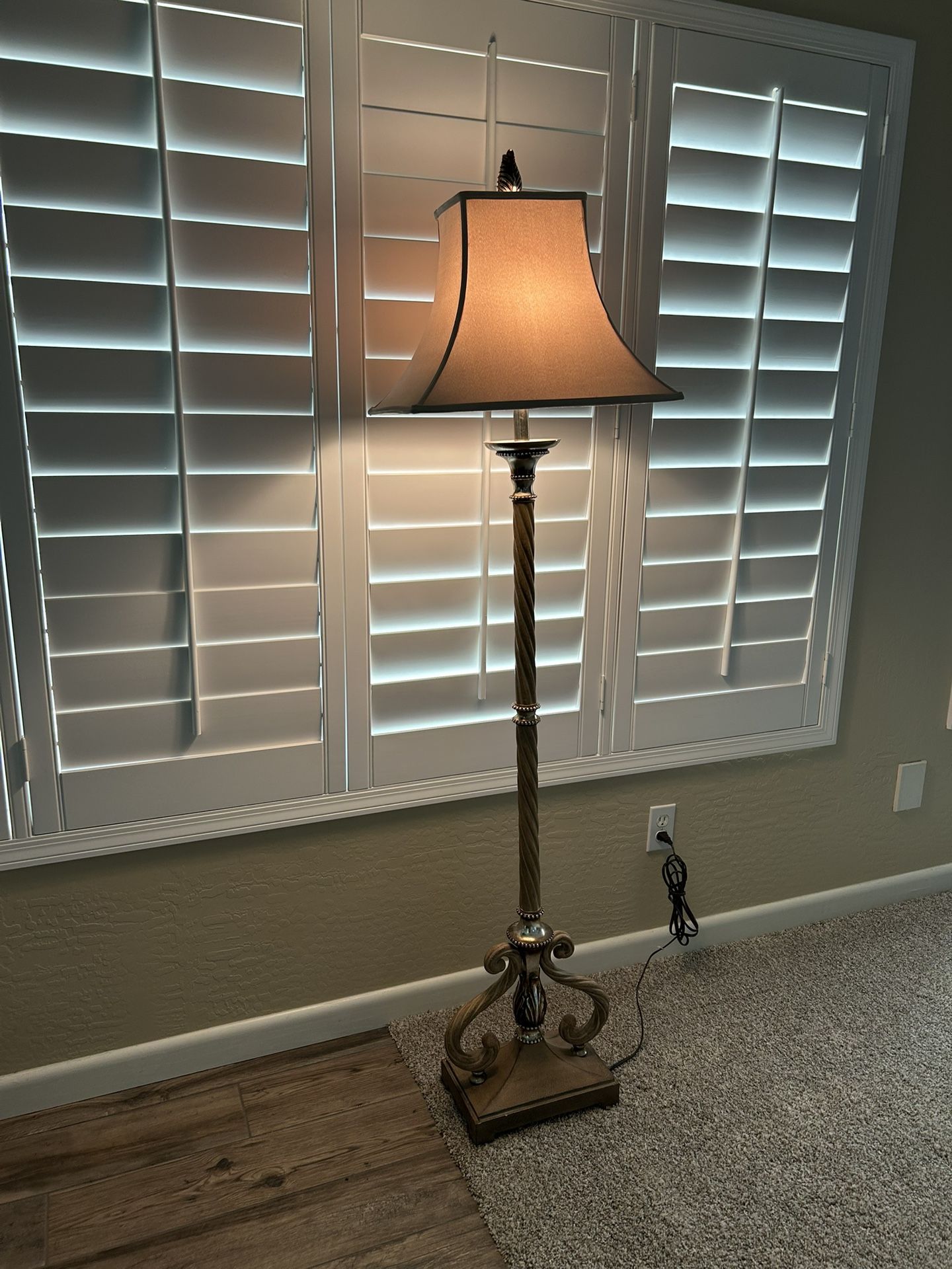 Antique floor lamp