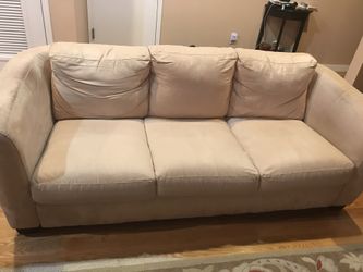 Beige Sofa & Loveseat