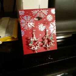 Silver CHRISTMAS EARRINGS