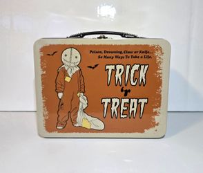 Trick 'r Treat Sam Metal Lunch Box Spirit Halloween Horror Movie Collectible