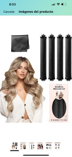 heatless blowout set