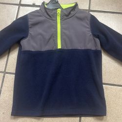Little Boy Clothes Size 4t Pullover Fleece Jacket 