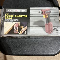 Chicago Electric 3/8” Close Quarter drill