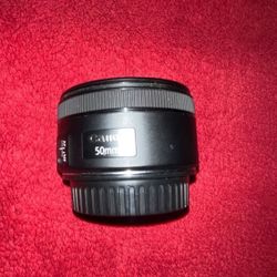 Black Canon Ef 50mm Lens 