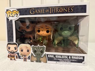 Funko POP! Game of Thrones HBO Exclusive set - Khal, Khaleesi & Rhaegal