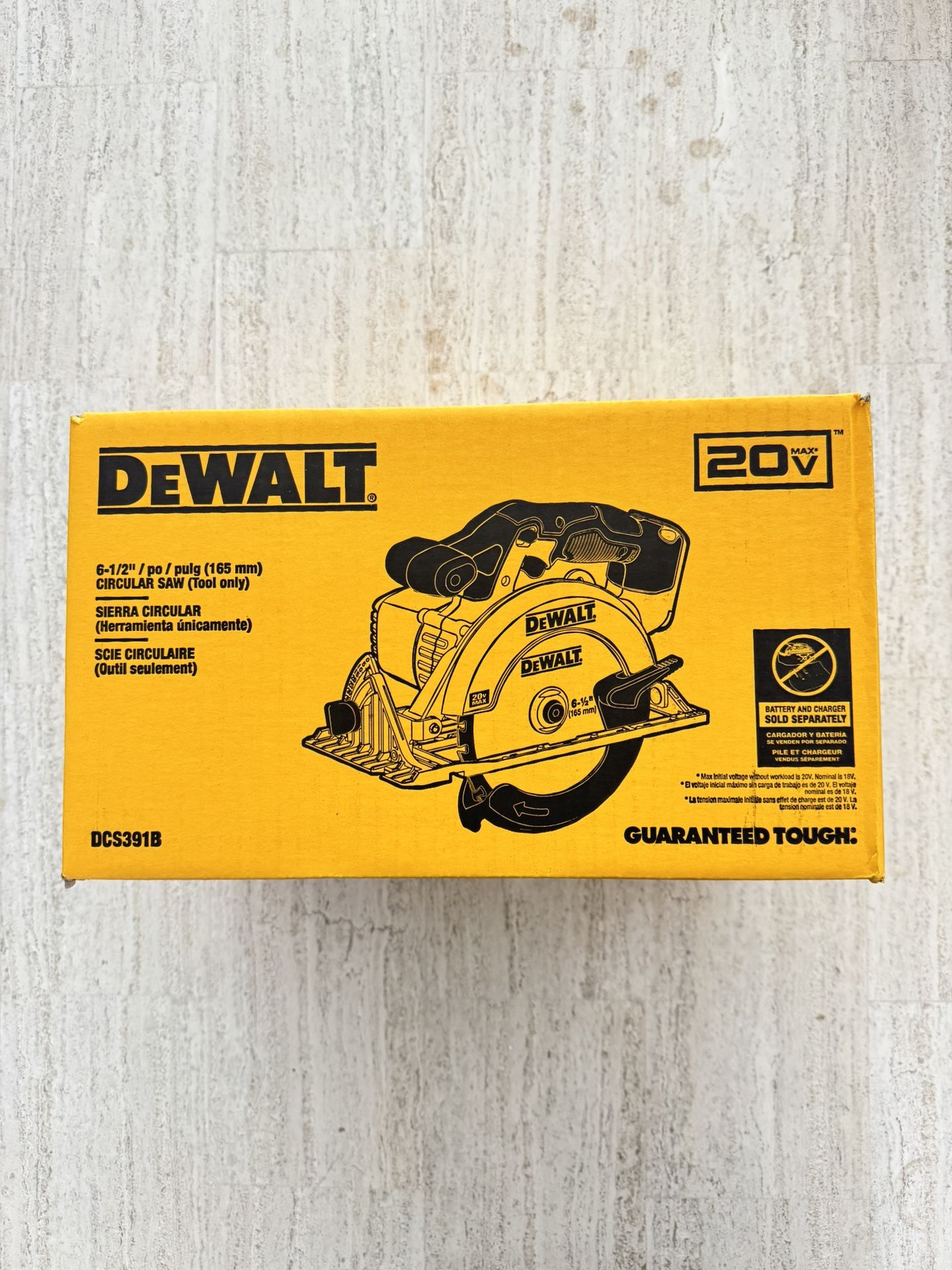 🔥 NEW Sealed DEWALT 20V MAX 6-1/2” Circular Saw (DCS391B) - Tool Only