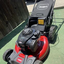 Toro 21 in. Recycler Briggs and Stratton 140 cc Gas High-Wheel Walk Behind Push Lawn Mower