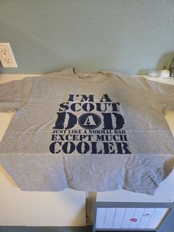 Scouts dad 👕 t shirt large