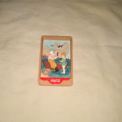 Coca Cola N.C. Wyeth Sculpted Hand Painted Magnet