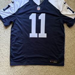 Men's Nike Micah Parsons Navy Dallas Cowboys Vapor F.U.S.E. Limited Jersey