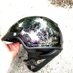 SCORPION EXO-C110 HELMET AZALEA BLACK/GOLD SIZE MEDIUM - C11-2404