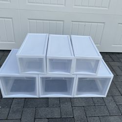 Sterilite Storage Drawer Bins (Set of 6)