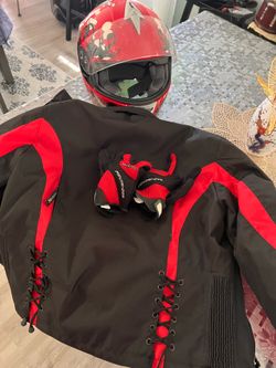 Motorcycle gear. Size large.