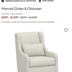 Pottery Barn Merced Glider
