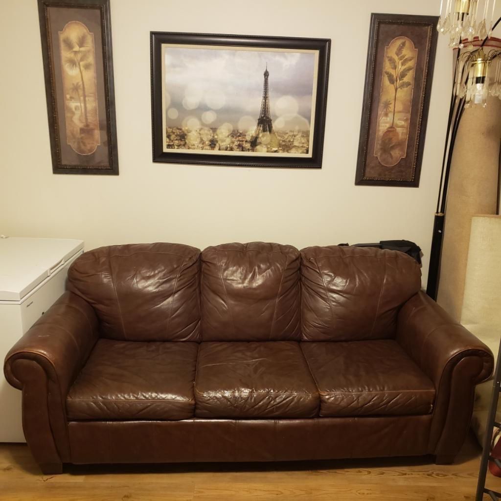 Leather Couch ( 7ft Long)