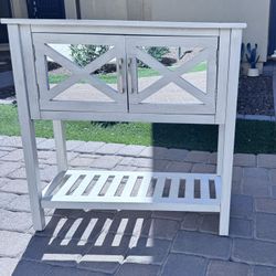 Wooden Farmhouse Console Table