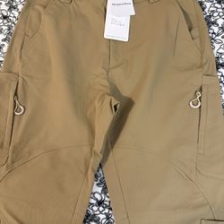 MagnaMan Men's Stretch Tactical Pants – Water Resistant Ripstop Cargo Pants for Men, Outdoor Hiking Work Utility EDC Use