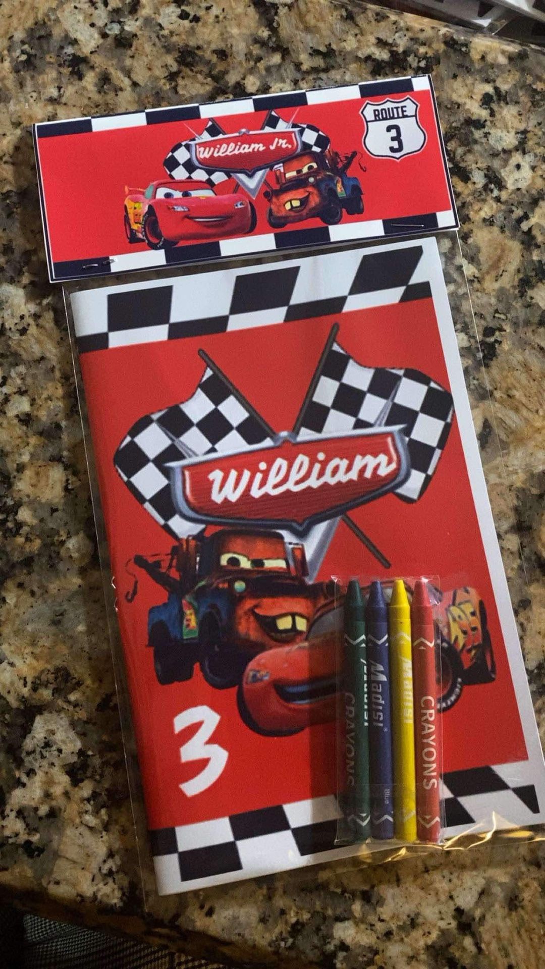 Personalized Coloring Books & Coloring Placement Matts 