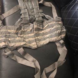 Army Military Tactical Fishing Vest Harness Climbing Construction Hiking Camping 