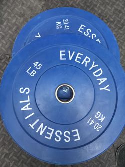 45lb bumper plates