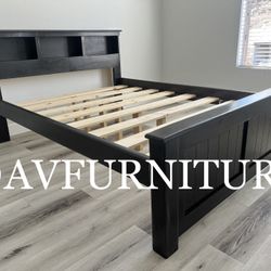 Solid Wood Queen Frame 