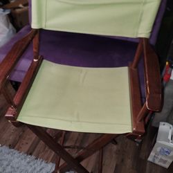 Wooden Director Chair (Make An Offer)
