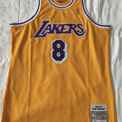 Kobe Bryant Rookie Jersey - Yellow Los Angeles Lakers - Size Large