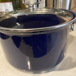 Chantal Soup Pot Blue Cobalt 3.5 Quart