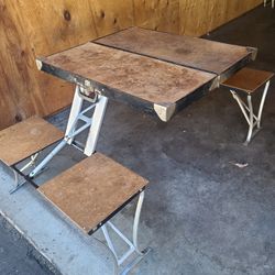 Vintage K&S Inc Fold-Out-Table