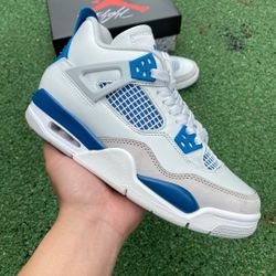 Jordan 4 mitary blue size 4-13