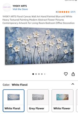 Floral Canvas Decor
