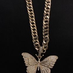 chain with butterfly