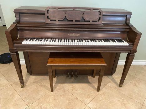 Piano-Chickering And Sons Upright Console Piano