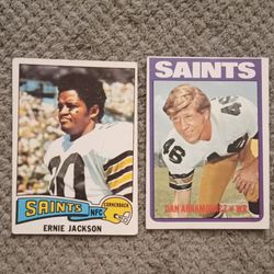 Vintage Saints Cards. Commons Stars And Rookies