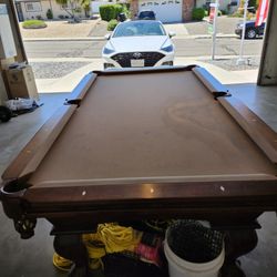 Pool Table With Accessories 
