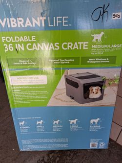 Medium/large canvas crate NEW