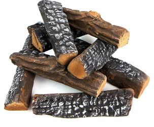 Barton 9 pcs ceramic  log set gas vented
