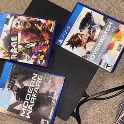 PlayStation 4 Console With 3 Discs Bundle