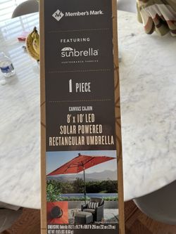 Solar Powered Umbrella 