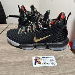 Size 9.5 - NEW Nike LeBron 16 KC Watch The Throne 2019