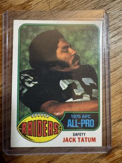 1976 Topps Jack Tatum