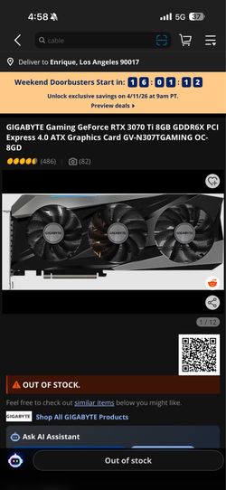 Gigabyte 3070 Ti
