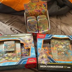 Pokemon Mega Kangaskhan EX + 151 Tins