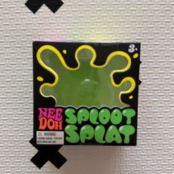 NeeDoh Sploot Splat Squishy Fidget Toy Green NWT
