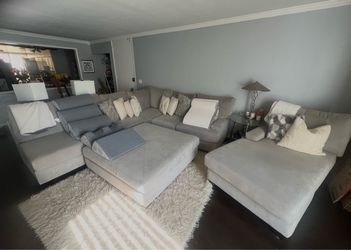 Large sectional + love seat