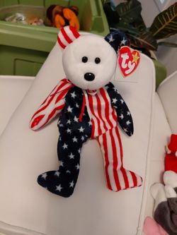 Beanie Baby Happy 4th of July Spangle